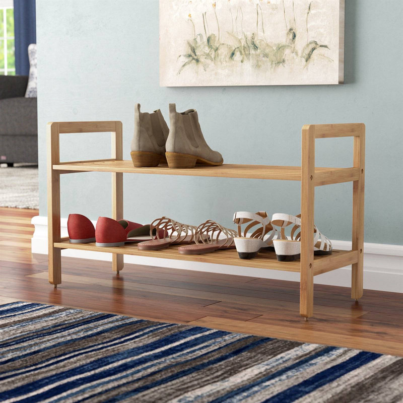 2 tier boot rack best sale